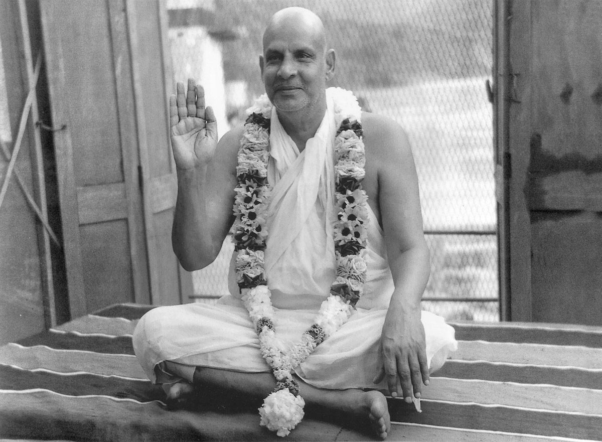 Swami Sivananda Schwarz weiß